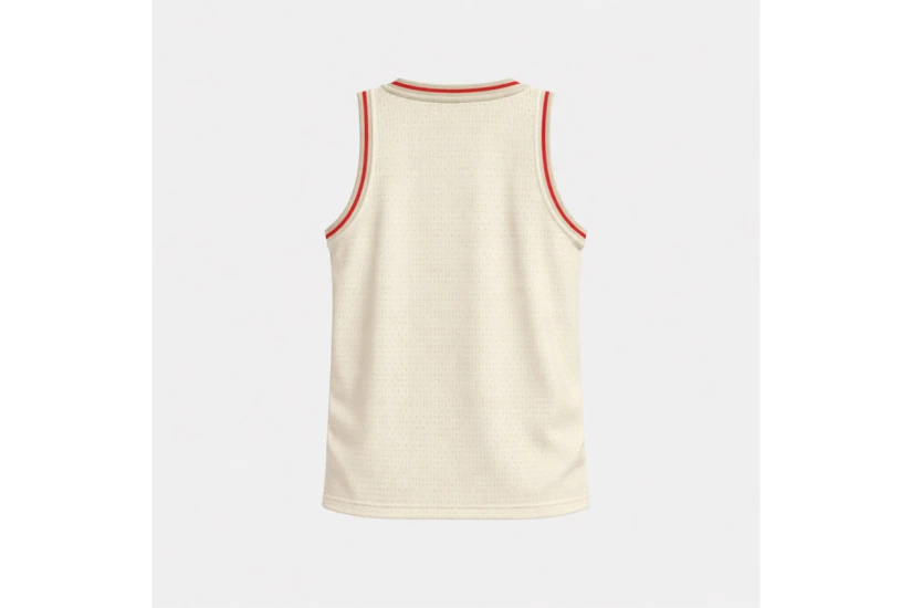 AntetokounBros Unique Jersey Ανδρική Αμάνικη Μπλούζα Λευκή, Κόκκινη