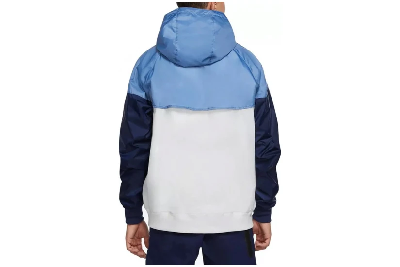 Nike Sportswear Ανδρικό Αντιανεμικό Μπουφάν Ίντιγκο, Μπλε Σκούρο, Γκρι Ανοιχτό