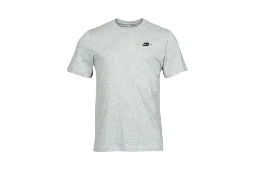 Nike Sportswear Club Ανδρικό Κοντομάνικο T-Shirt Γκρι