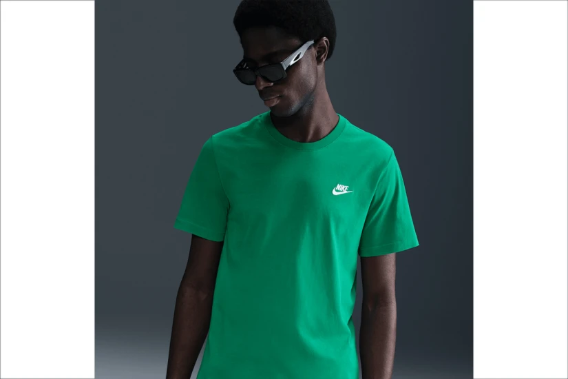 Nike Sportswear Club Ανδρικό Κοντομάνικο T-Shirt Πράσινο