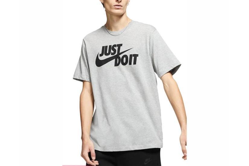Nike Ανδρικό Κοντομάνικο T-Shirt Γκρι (AR5006 063)