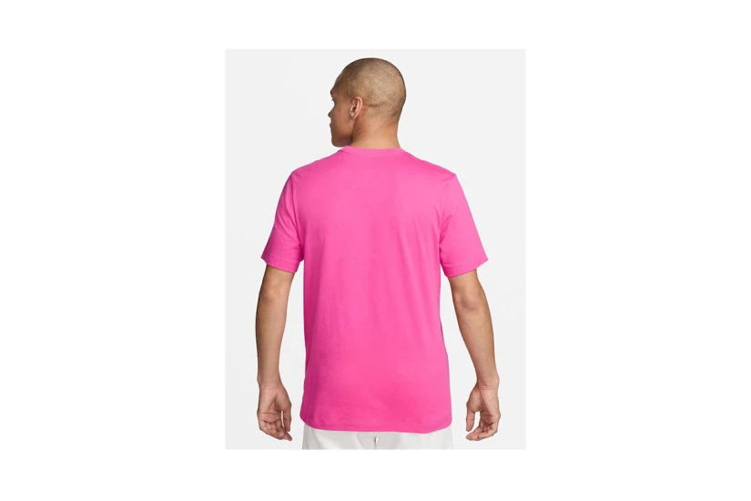 Nike Just Do It Swoosh Ανδρικό Κοντομάνικο T-Shirt Φούξια