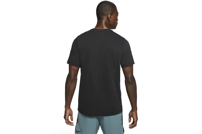 Nike Dri-FIT Ανδρικό Κοντομάνικο Αθλητικό T-Shirt Μαύρο