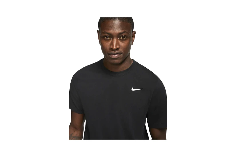 Nike Dri-FIT Ανδρικό Κοντομάνικο Αθλητικό T-Shirt Μαύρο