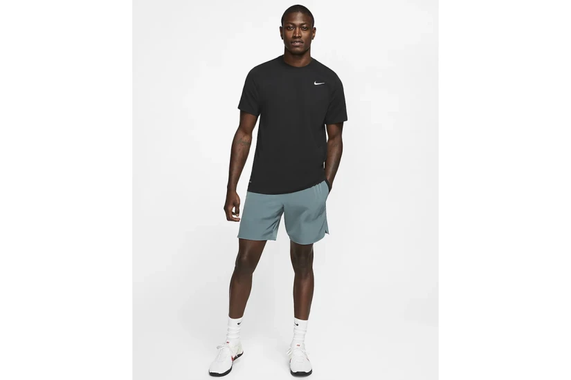 Nike Dri-FIT Ανδρικό Κοντομάνικο Αθλητικό T-Shirt Μαύρο