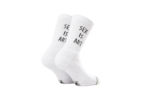 Bee Unusual Sex Is Art Κάλτσες Ψηλές 1 Ζευγάρι (AS-240120 WHITE)