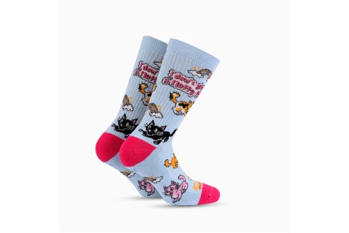 Bee Unusual A Fluffy Cat Ht Premium Κάλτσες Ψηλές 1 Ζευγάρι (AS-261601)