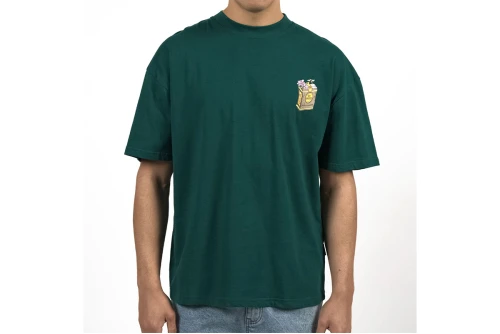 Bee Unusual High Flowers Oversized T-Shirt Ανδρικό (AT-253347)