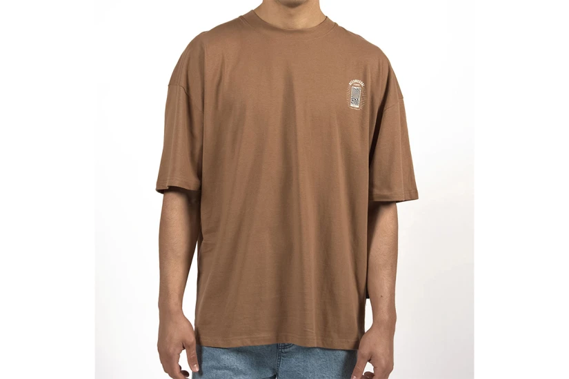 Bee Unusual Vanity Ανδρικό Κοντομάνικο T-Shirt Καφέ
