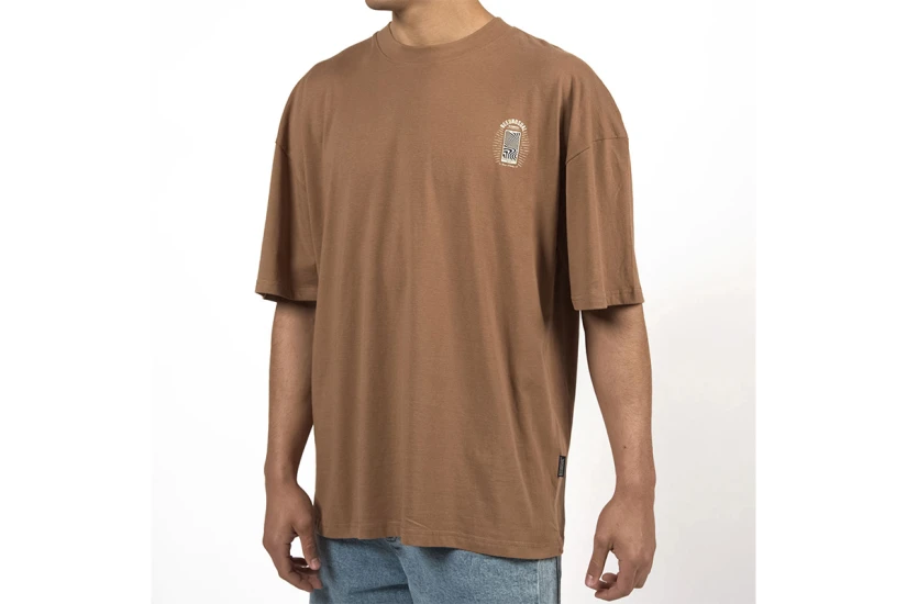 Bee Unusual Vanity Ανδρικό Κοντομάνικο T-Shirt Καφέ