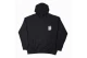 Bee Unusual High Flowers Extra Heavy Ανδρικό Hoodie Μαύρο