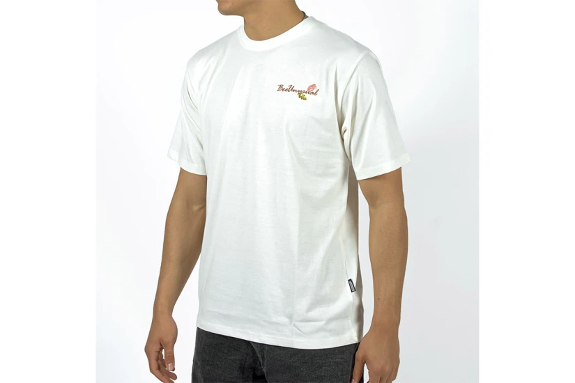 Bee Unusual Botanic Trip Ανδρικό Κοντομάνικο T-Shirt Εκρού