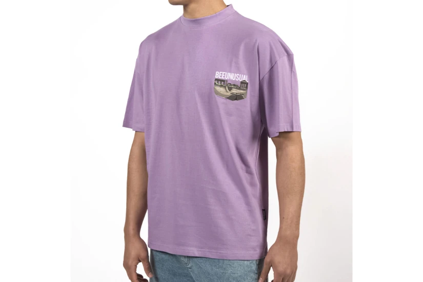 Bee Unusual O.G. Athens Ανδρικό Κοντομάνικο T-Shirt Λεβάντα, Διάφορα Xρώματα
