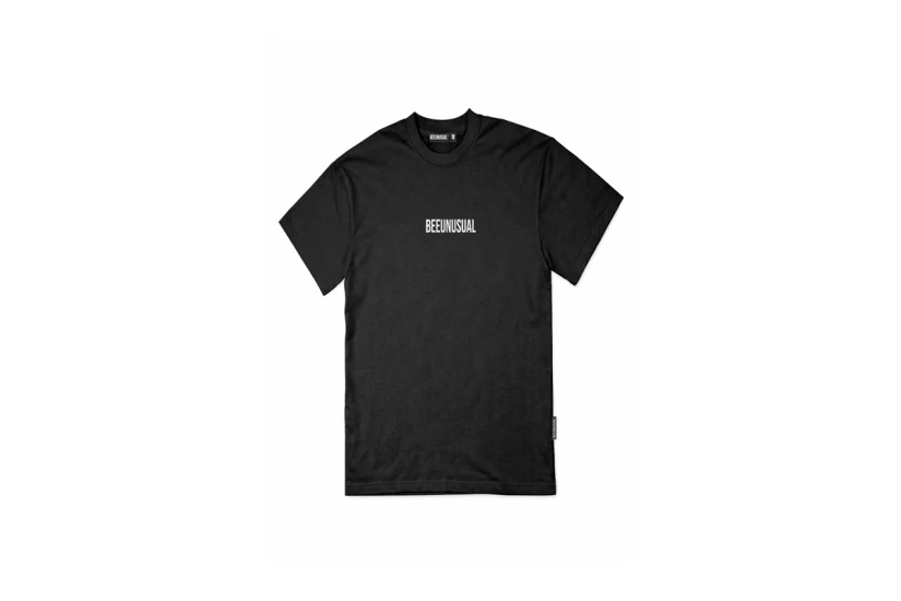 Bee Unusual Getting Shit Done Oversized Ανδρικό Κοντομάνικο T-Shirt Μαύρο