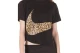 Nike Sportswear Animal Print Cropped T-Shirt Γυναικείο (AV6172 010)