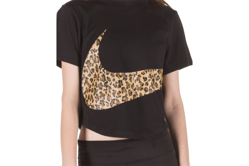 Nike Sportswear Animal Print Cropped T-Shirt Γυναικείο (AV6172 010)