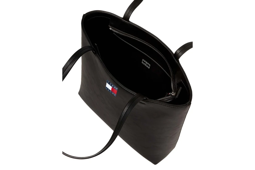 Tommy Jeans Essential Must Γυναικεία Shopper Τσάντα Μαύρη