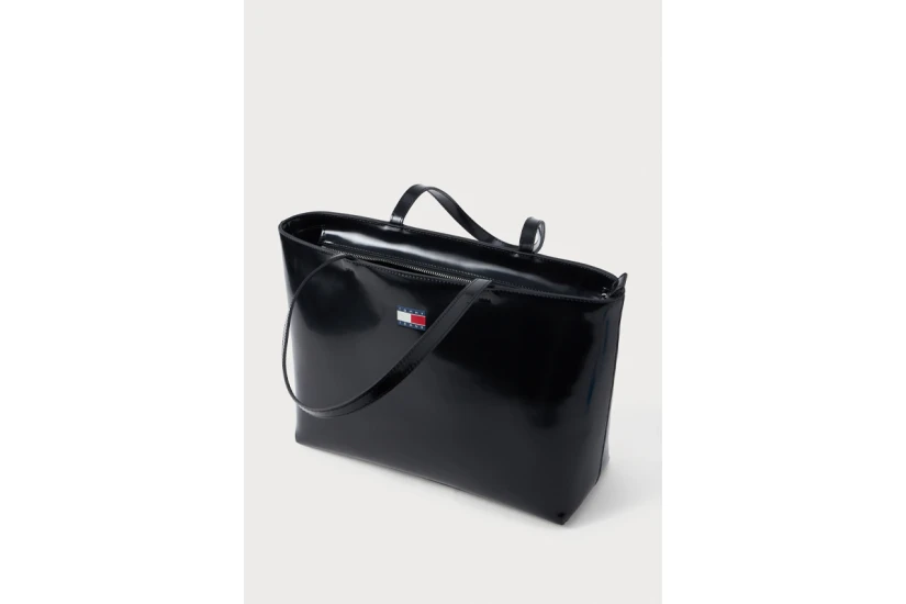 Tommy Jeans Must Γυναικεία Τσάντα Tote Μαύρη