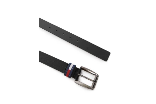 Tommy Jeans Flag Square Buckle Leather Ζώνη Casual (AW0AW18099 BDS)