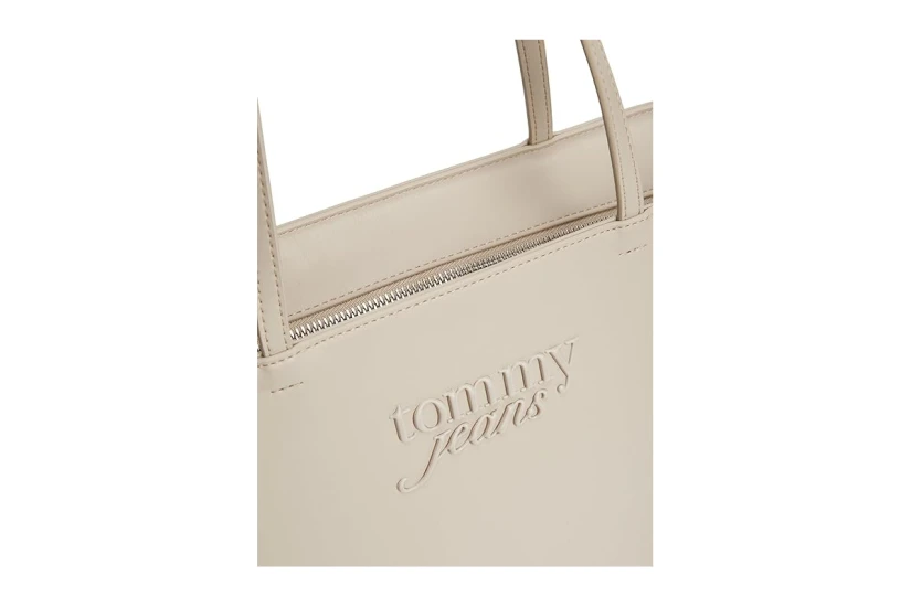 Tommy Jeans Must Γυναικεία Τσάντα Tote Μπεζ