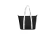 Tommy Jeans Essential Repeat Logo Γυναικεία Τσάντα Tote Μαύρη, Λευκή 38L