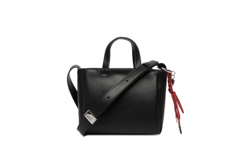 Tommy Jeans Logo Charm Mini Τσάντα Tote Χιαστί 1.8L (AW0AW18580 BDS)