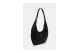 Tommy Jeans Flag Plaque Slouch Hobo Γυναικεία Τσάντα Ώμου - Χειρός Μαύρη 3,3L