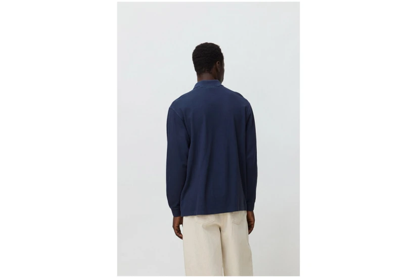 Blue Banana Logo Μπλούζα Μακρυμάνικη Polo Ανδρική (AW26MG020LOGBL11)