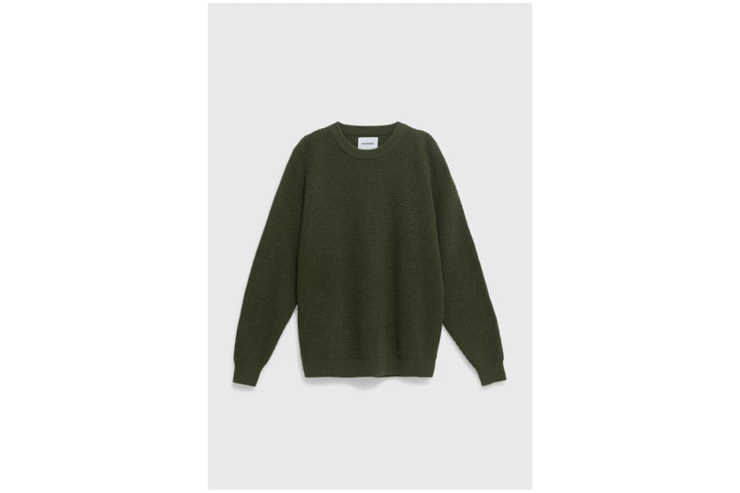 Blue Banana Waffle Knitted Πουλόβερ Ανδρικό (AW26MG029WFEGR06)