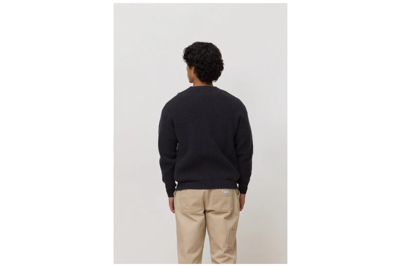 Blue Banana Waffle Knitted Πουλόβερ Ανδρικό (AW26MG029WFEGY01)