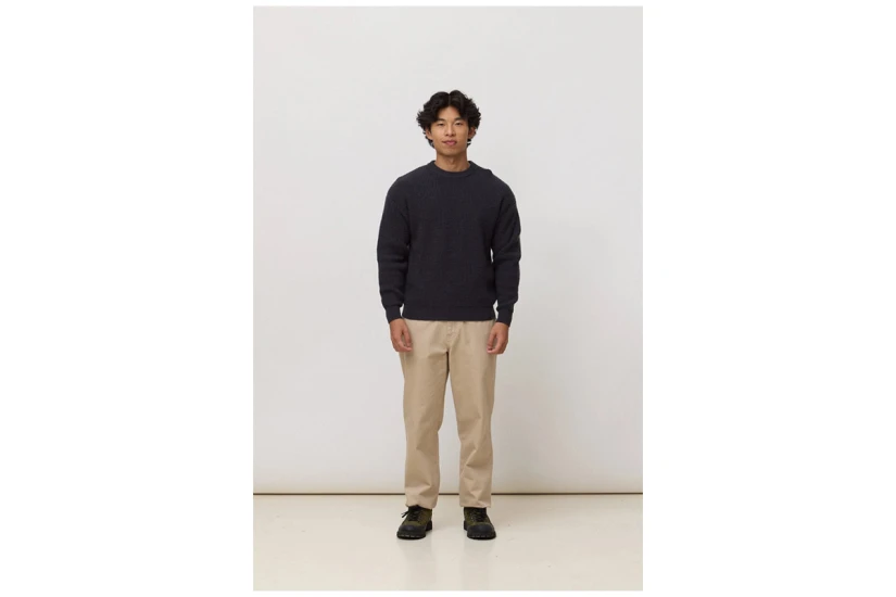 Blue Banana Waffle Knitted Πουλόβερ Ανδρικό (AW26MG029WFEGY01)