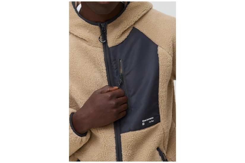 Blue Banana Cave Polar Hoodie Ζακέτα Fleece Ανδρική (AW26MG042FPHOR04)