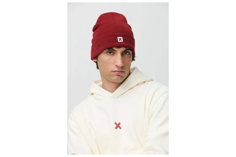 Blue Banana Nature Unisex Χειμερινό Σκουφάκι Βυσσινί
