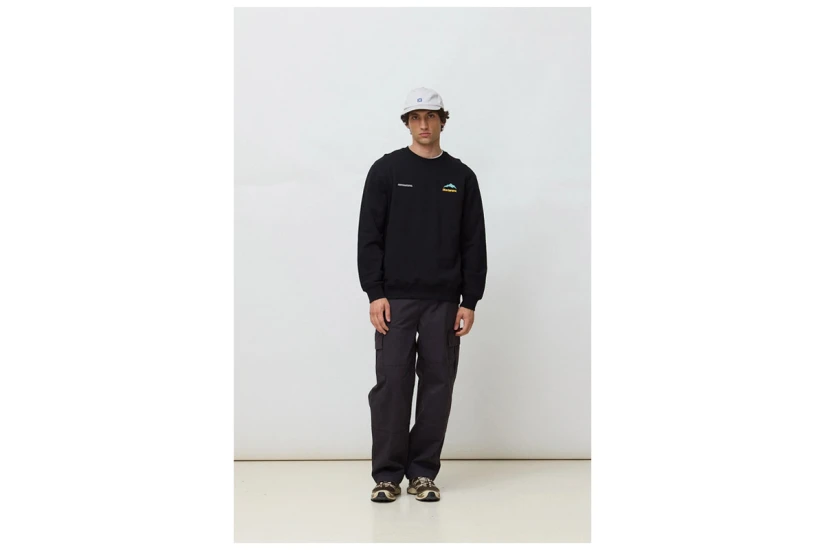 Blue Banana Mountain Μπλούζα Με Λαιμόκοψη Ανδρική (AW26UG021MNTBK00)