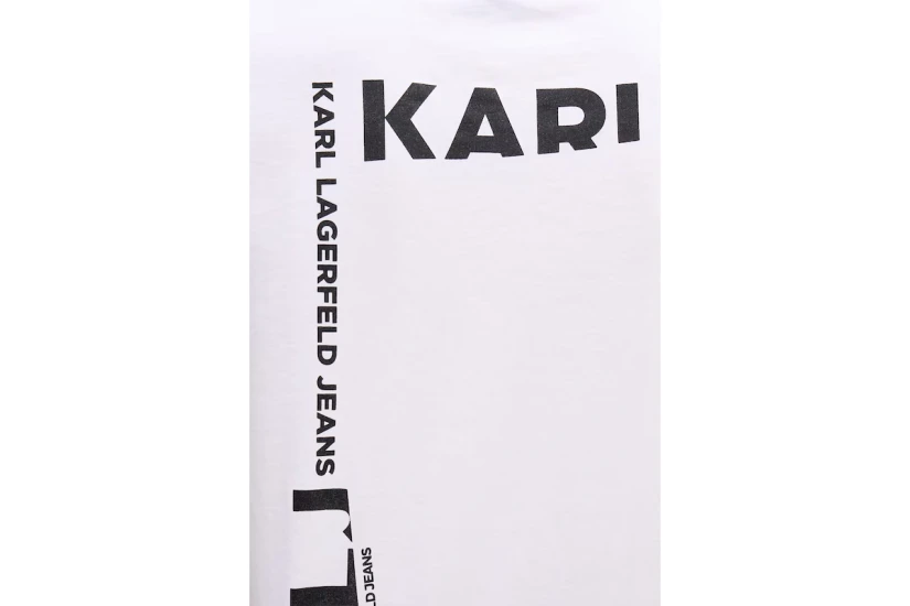 Karl Lagerfeld Frame Logo Ανδρικό Κοντομάνικο T-Shirt Λευκό