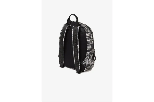 Karl Lagerfeld Essential Nylon Linear Logo Backpack (B2M30155 1IJ)