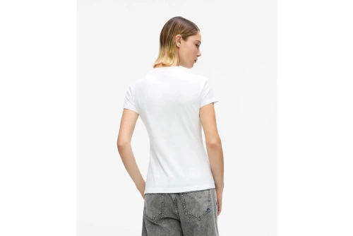 Karl Lagerfeld Slim K Logo T-Shirt Γυναικείο (B2W17064 100)
