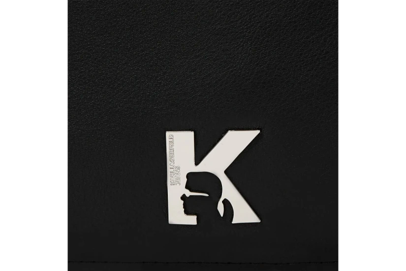 Karl Lagerfeld K Logo Τσαντάκι Χιαστί - Ώμου Μαύρο