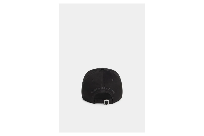Dsquared2 D2 Upside Down Unisex Baseball Καπέλο Strapback Μαύρο
