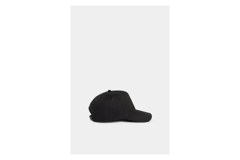 Dsquared2 D2 Upside Down Unisex Baseball Καπέλο Strapback Μαύρο
