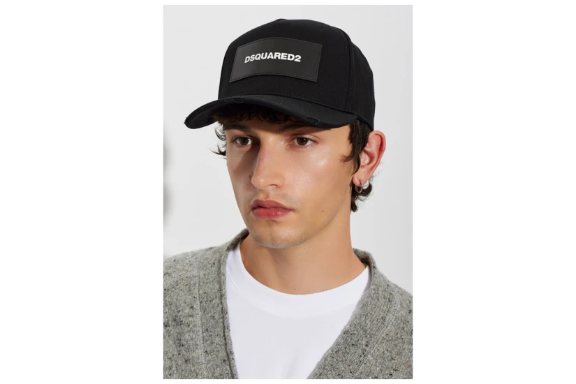 Dsquared2 T.g Un Καπέλο Strapback Μαύρο, Λευκό