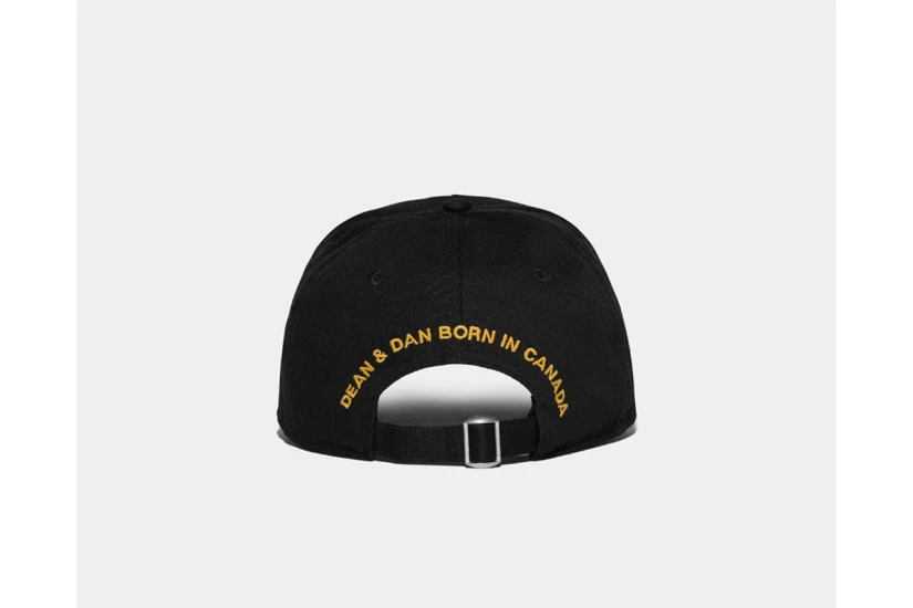Dsquared2 Καπέλο Strapback Μαύρο, Κόκκινο, Κίτρινο, Λευκό