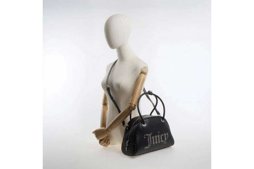 Juicy Couture Kimberly Bowling Γυναικεία Τσάντα Ώμου - Χειρός Μαύρη