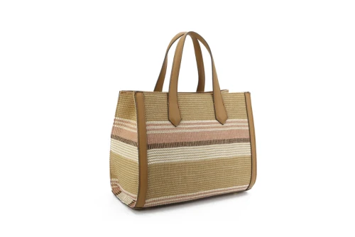 Juicy Couture Lily Straw Medium Τσάντα Tote (BEJ3J999NWZCA77)