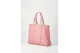 Juicy Couture Daisy Canvas L. Τσάντα Shopper Ροζ, Πράσινο