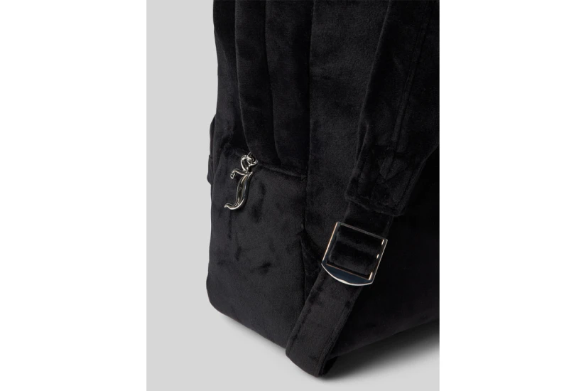 Juicy Couture Kimberly Τσάντα Πλάτης Μαύρη, Ασημί