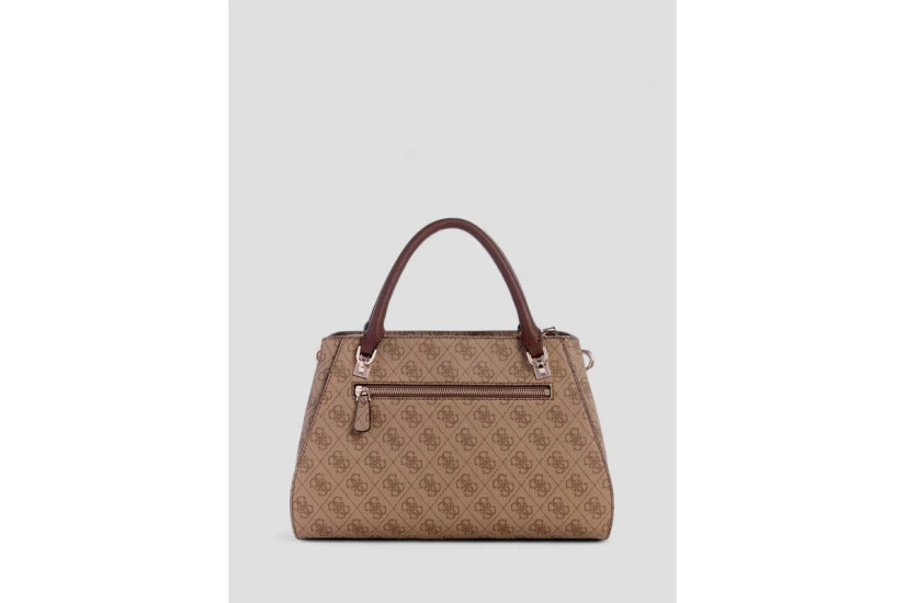 Guess Noelle II 4G Logo Γυναικεία Τσάντα Ώμου - Χειρός Καφέ