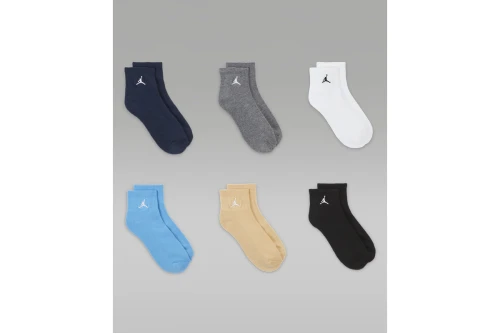 Jordan Everyday Essentials Κοντές Κάλτσες 6 Ζευγάρια (BJ0593 695)