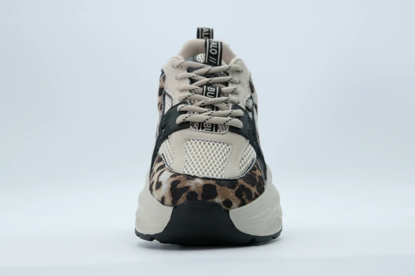 Buffalo Para Sneakers Μπεζ, Μαύρα, Καφέ