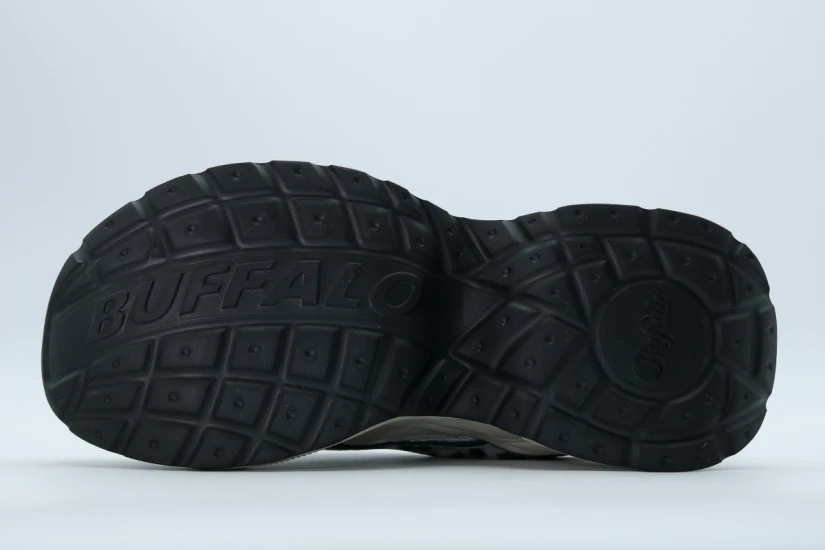 Buffalo Para Sneakers Μπεζ, Μαύρα, Καφέ